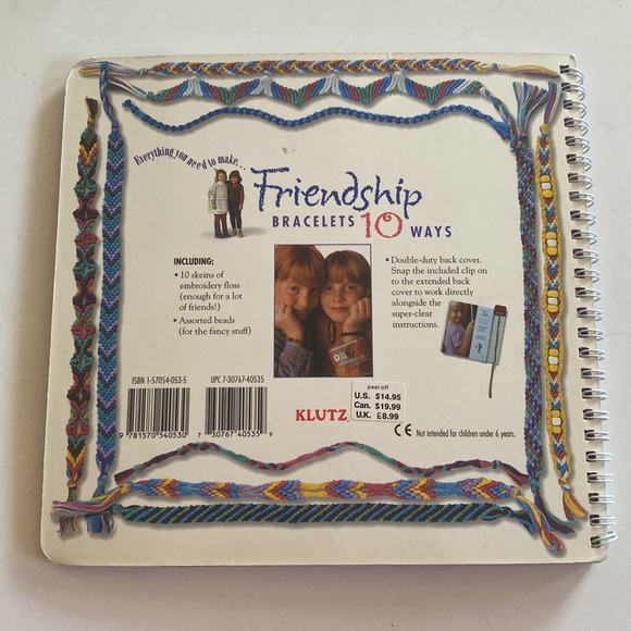 Friendship Bracelets by Laura Torres - Published by Klutz 1996 - Picture 3 of 3